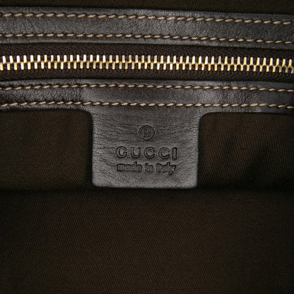 Gucci Medium Leather Web Britt Satchel