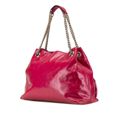 Gucci Medium Patent Soho Chain Tote