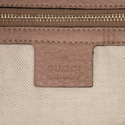 Gucci Medium Pebbled Calfskin Bella Shoulder Bag