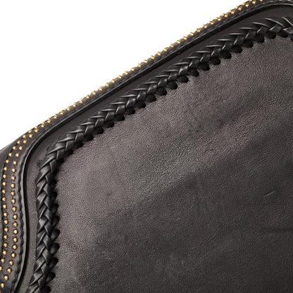 Gucci Medium Studded New Bamboo Tassel Satchel (SHG-LOkrtI)