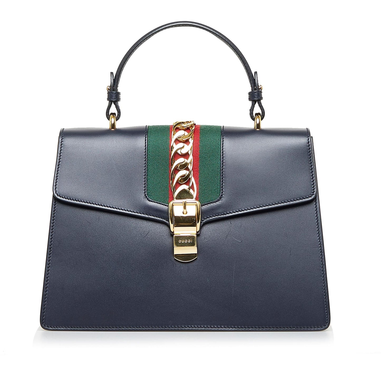 Gucci Medium Sylvie Leather Satchel (SHG-xoqKeR)