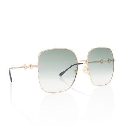 Gucci Horsebit Oversize Square Sunglasses (SHF-8FFvxU)