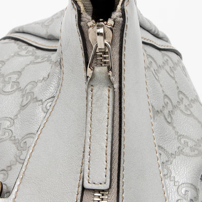 Gucci Metallic Guccissima Leather D Ring Small Hobo (SHF-KWHGdg)
