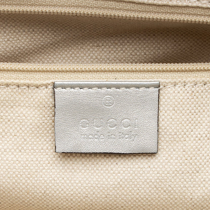 Gucci Metallic Guccissima Leather Sukey Medium Tote