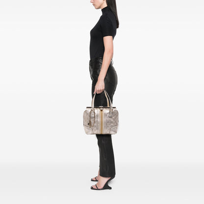 Gucci Metallic Guccissima Web Treasure Handbag