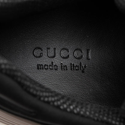 Gucci Metallic Leather Basket Sneakers - Size 9 / 39 (SHF-I0e3sE)