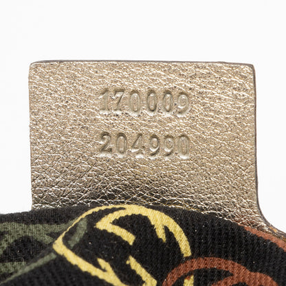 Gucci Metallic Leather Britt Small Boston Bag (SHF-YWrQAR)