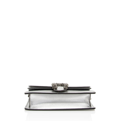 Gucci Metallic Leather Dionysus Super Mini Bag (SHF-PQUwUw)