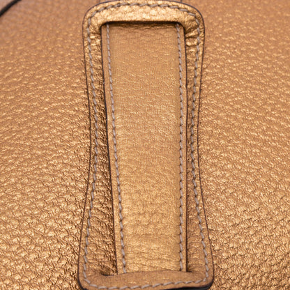 Gucci Metallic Leather Horsebit Crossbody