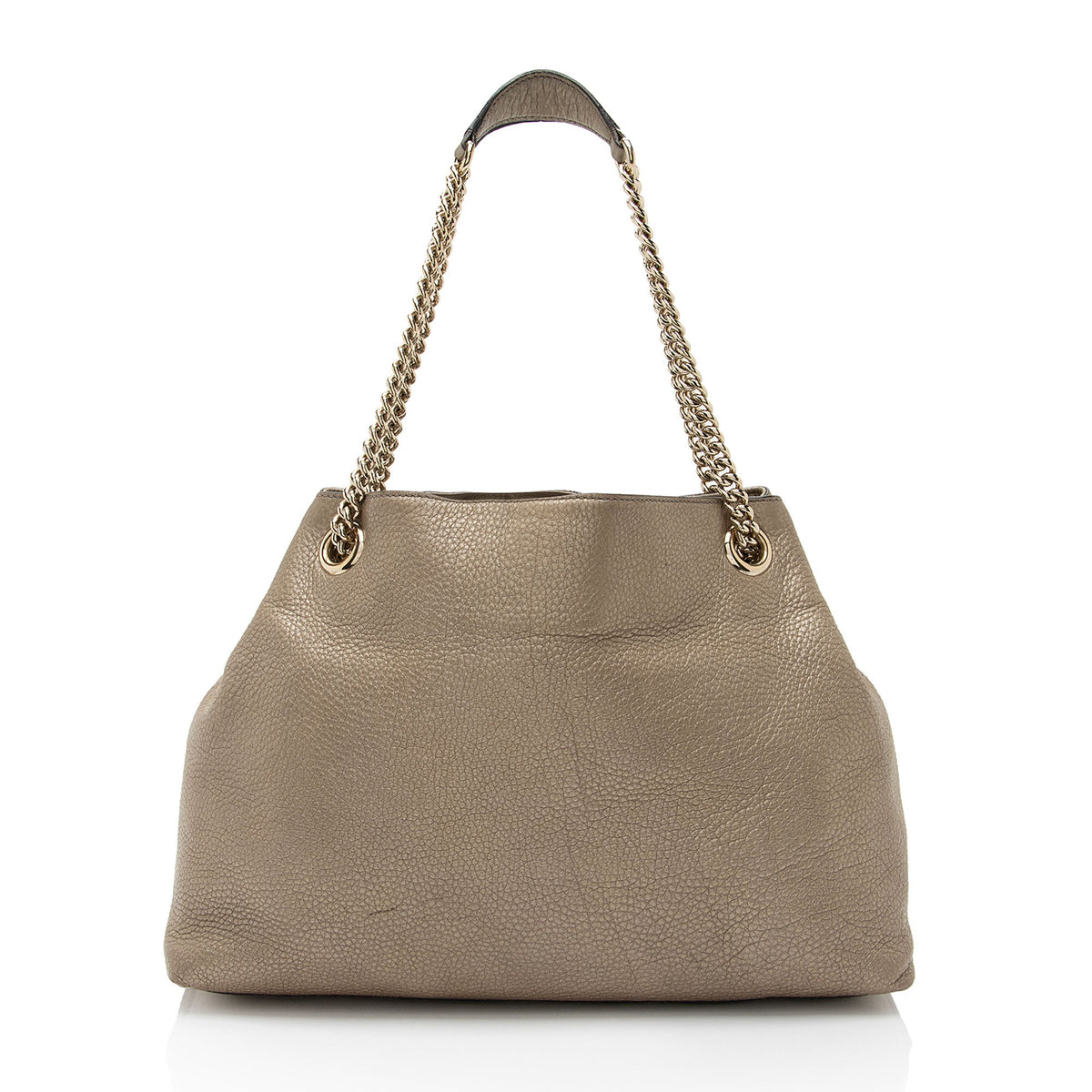 Gucci Metallic Leather Soho Medium Shoulder Bag