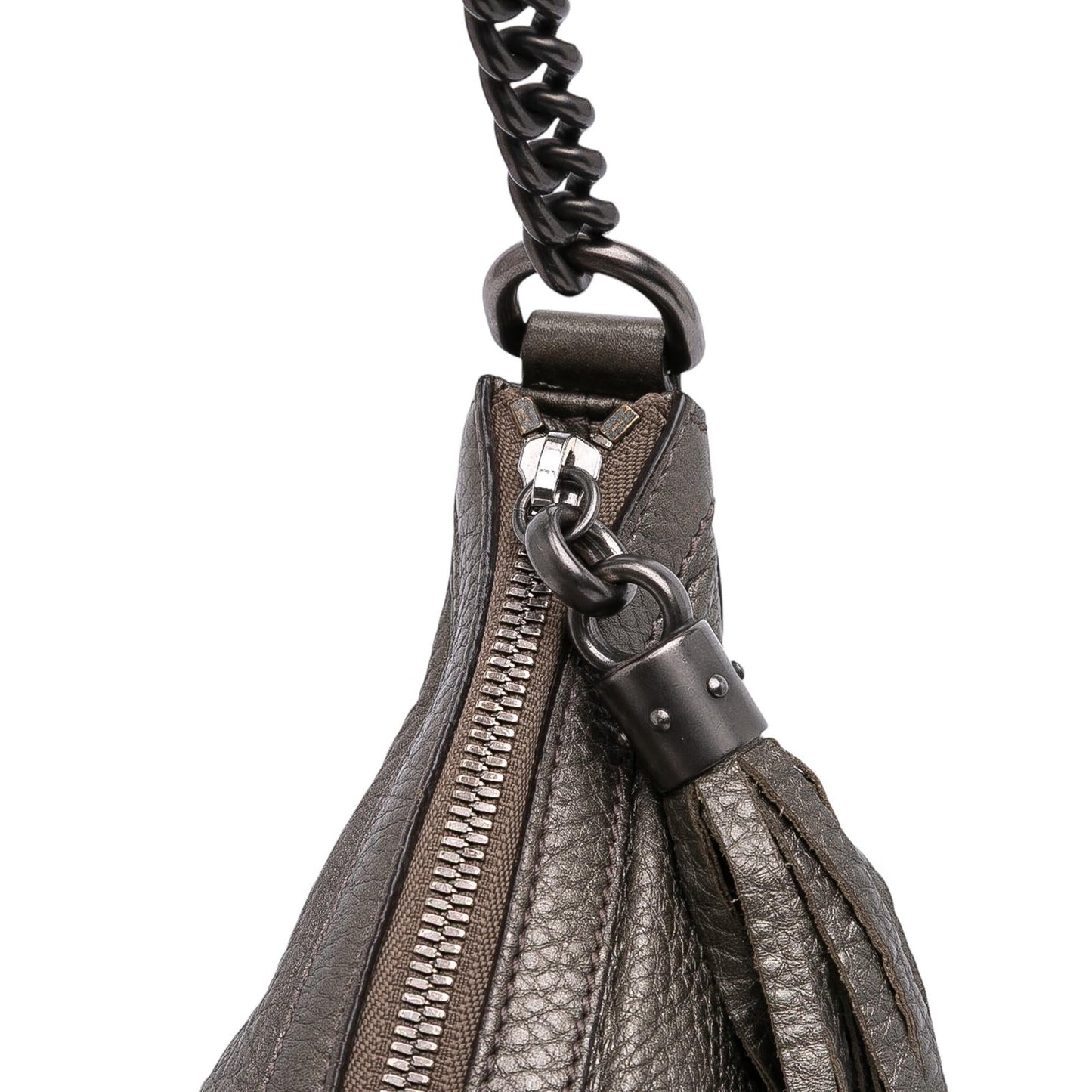 Gucci Metallic Leather Soho Shoulder Bag