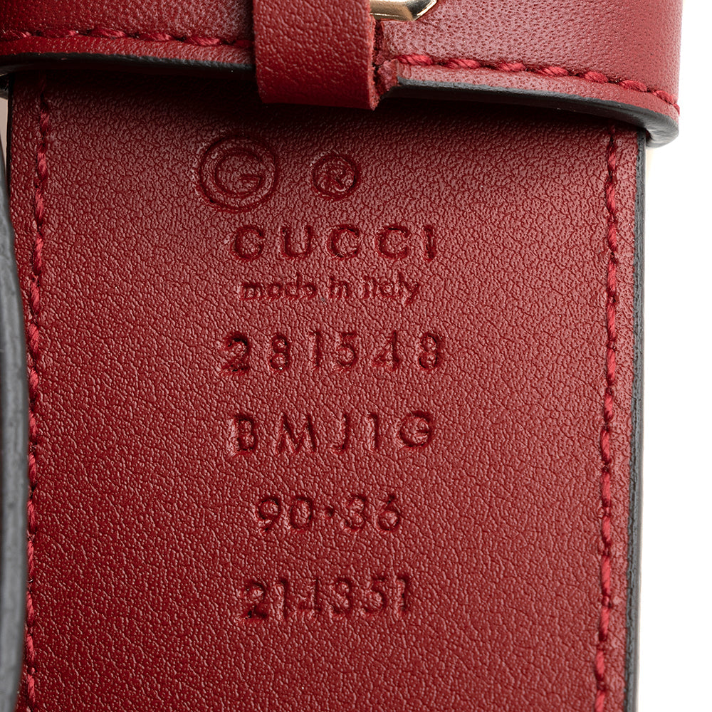 Gucci Microguccissima Belt - Size 36 / 90 (SHF-21578)