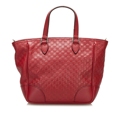 Gucci Microguccissima Bree Leather Satchel (SHG-35593)