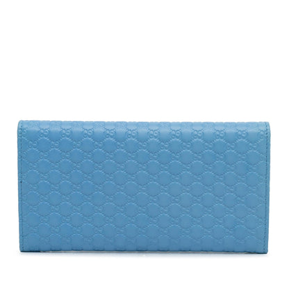 Gucci Microguccissima Continental Flap Wallet (SHG-EzGGYO)