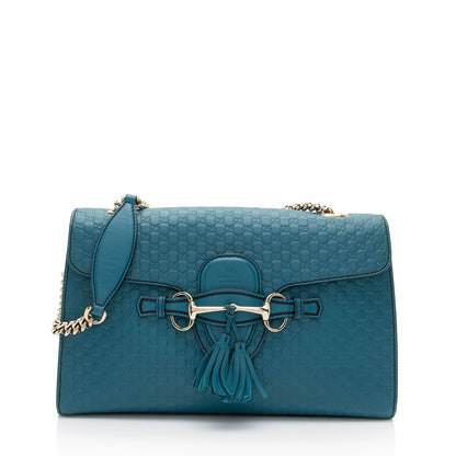 Gucci Microguccissima Leather Emily Medium Shoulder Bag