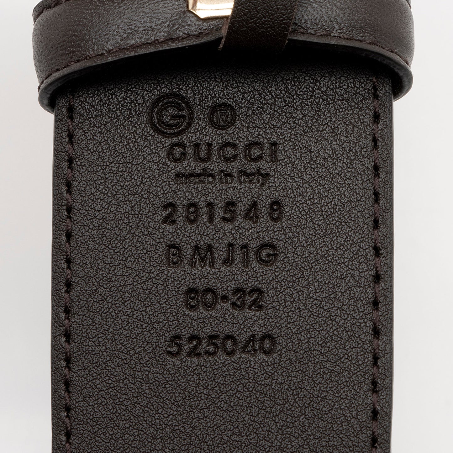 Gucci Microguccissima Leather Belt - Size 32 / 80 (SHF-4ZJO61)