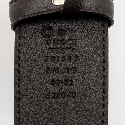 Gucci Microguccissima Leather Belt - Size 32 / 80 (SHF-4ZJO61)