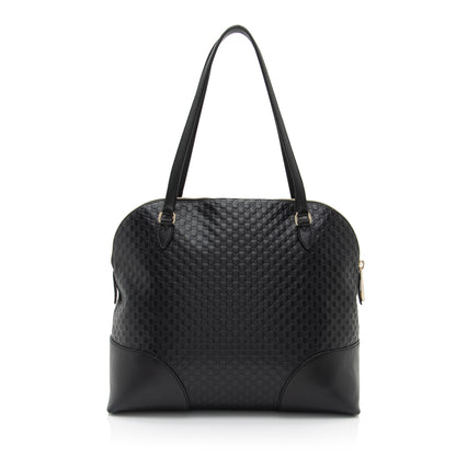 Gucci Microguccissima Leather Bree Small Shoulder Bag (SHF-a6qtmn)