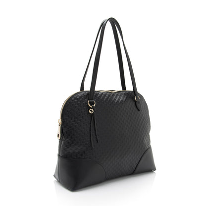 Gucci Microguccissima Leather Bree Small Shoulder Bag (SHF-a6qtmn)