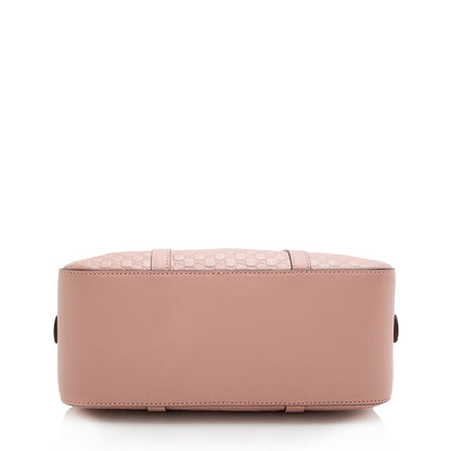 Gucci Microguccissima Leather Bree Small Satchel (SHF-22725)