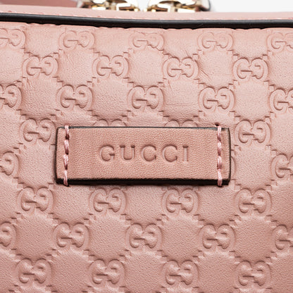 Gucci Microguccissima Leather Bree Small Satchel (SHF-22725)