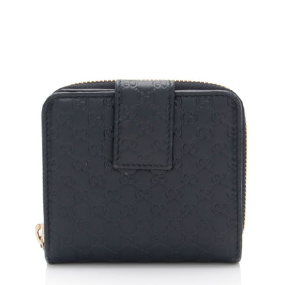 Gucci Microguccissima Leather Compact Zip Around Wallet (SHF-0RgGLi)