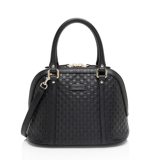 Gucci Microguccissima Leather Dome Small Satchel (SHF-54T71U)