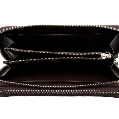 Gucci Microguccissima Leather Double Zip Around Large Organizer Wallet (SHF-EIQfg7)