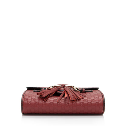 Gucci Microguccissima Leather Emily Mini Shoulder Bag (SHF-OuTAcx)