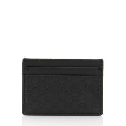 Gucci Microguccissima Leather Signature Card Case (SHF-u5SiRO)