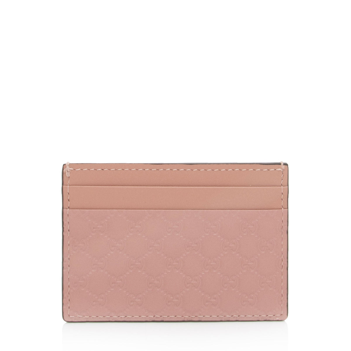 Gucci Microguccissima Leather Signature Card Case (SHF-TNzQu6)