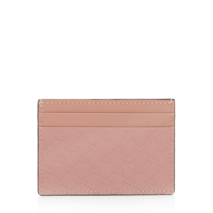 Gucci Microguccissima Leather Signature Card Case (SHF-TNzQu6)