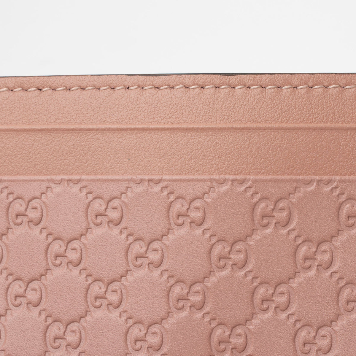 Gucci Microguccissima Leather Signature Card Case (SHF-TNzQu6)