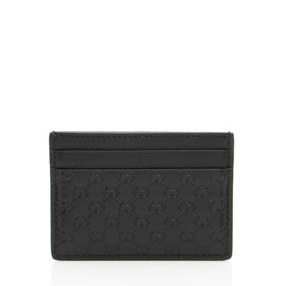 Gucci Microguccissima Leather Signature Card Case (SHF-ZzOzGb)