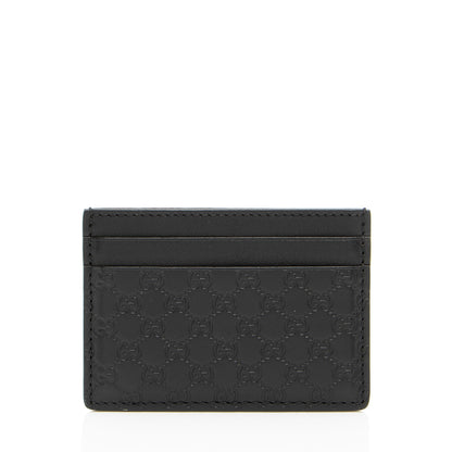 Gucci Microguccissima Leather Signature Card Case (SHF-ZzOzGb)