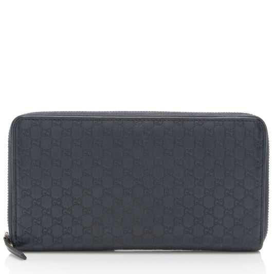 Gucci Microguccissima Leather Zip Around Large Organizer Wallet (SHF-YRyip2)