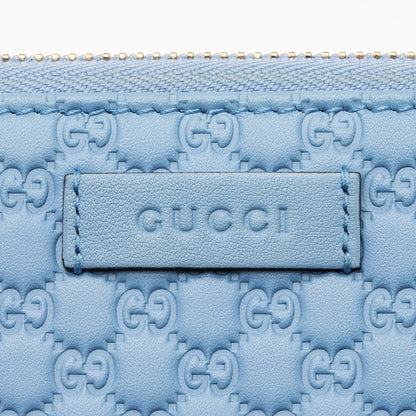 Gucci Microguccissima Leather Zip Around Wallet (SHF-pX5c6O)