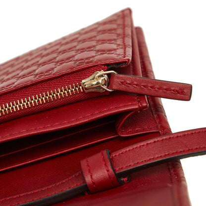 Gucci Microguccissima Long Wallet on Strap (SHG-z0yBHj)
