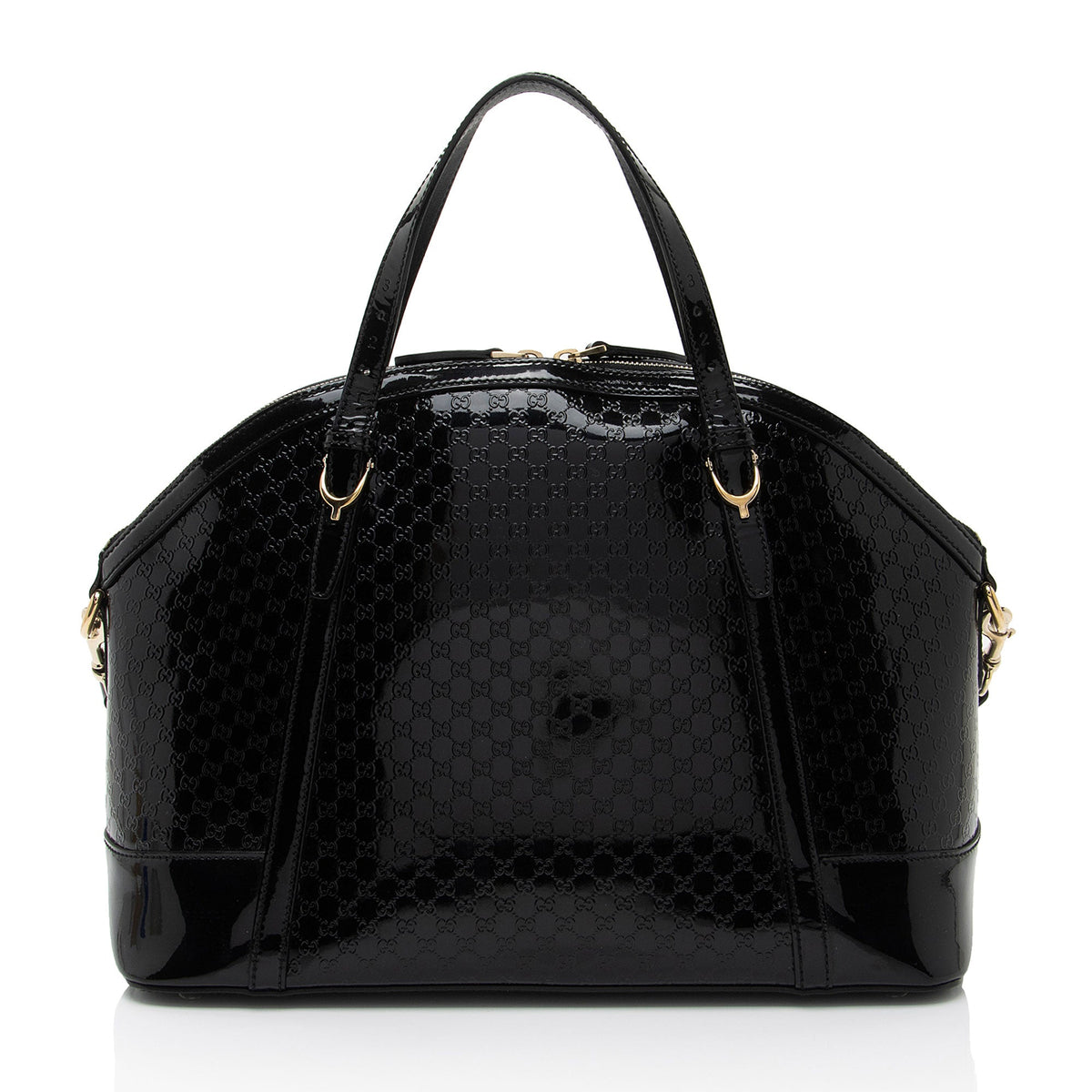 Gucci Microguccissima Patent Leather Nice Satchel (SHF-pCYqKU)