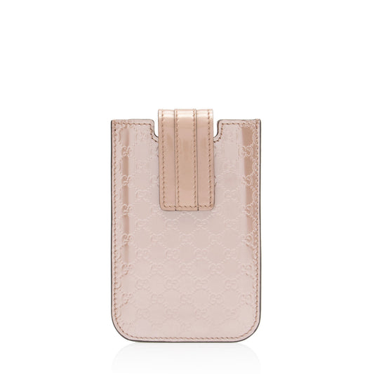 Gucci Microguccissima Patent Leather iPhone Case (SHF-0K23DY)