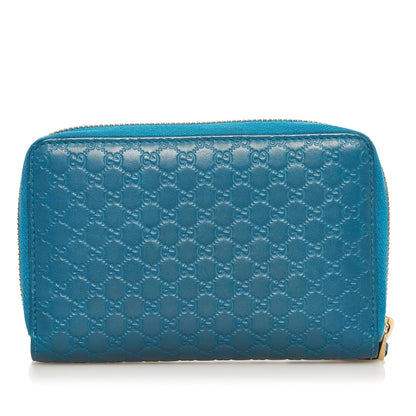 Gucci Microguccissima Zip Around Wallet (SHG-xf8E61)