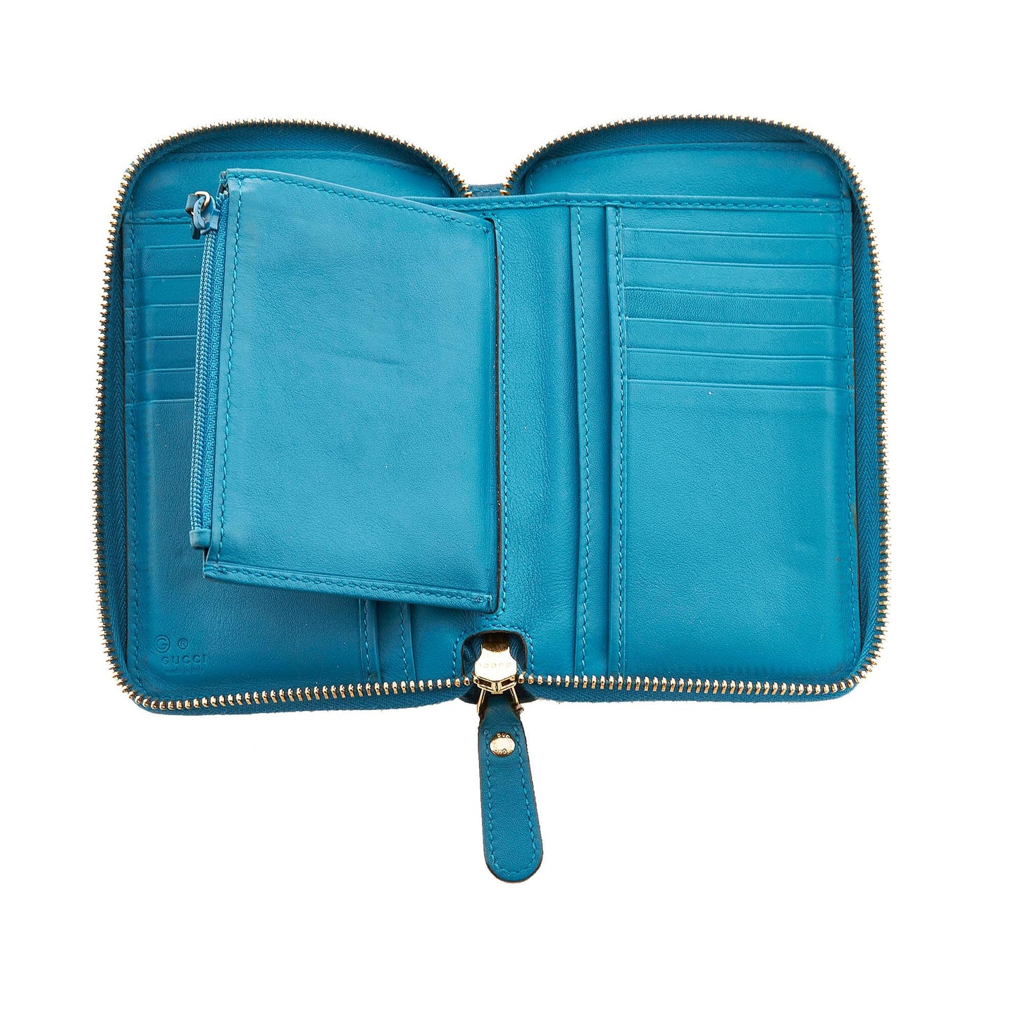 Gucci Microguccissima Zip Around Wallet (SHG-xf8E61)