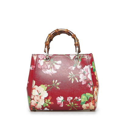 Gucci Mini  Blooms Bamboo Shopper (SHG-00UAfn)