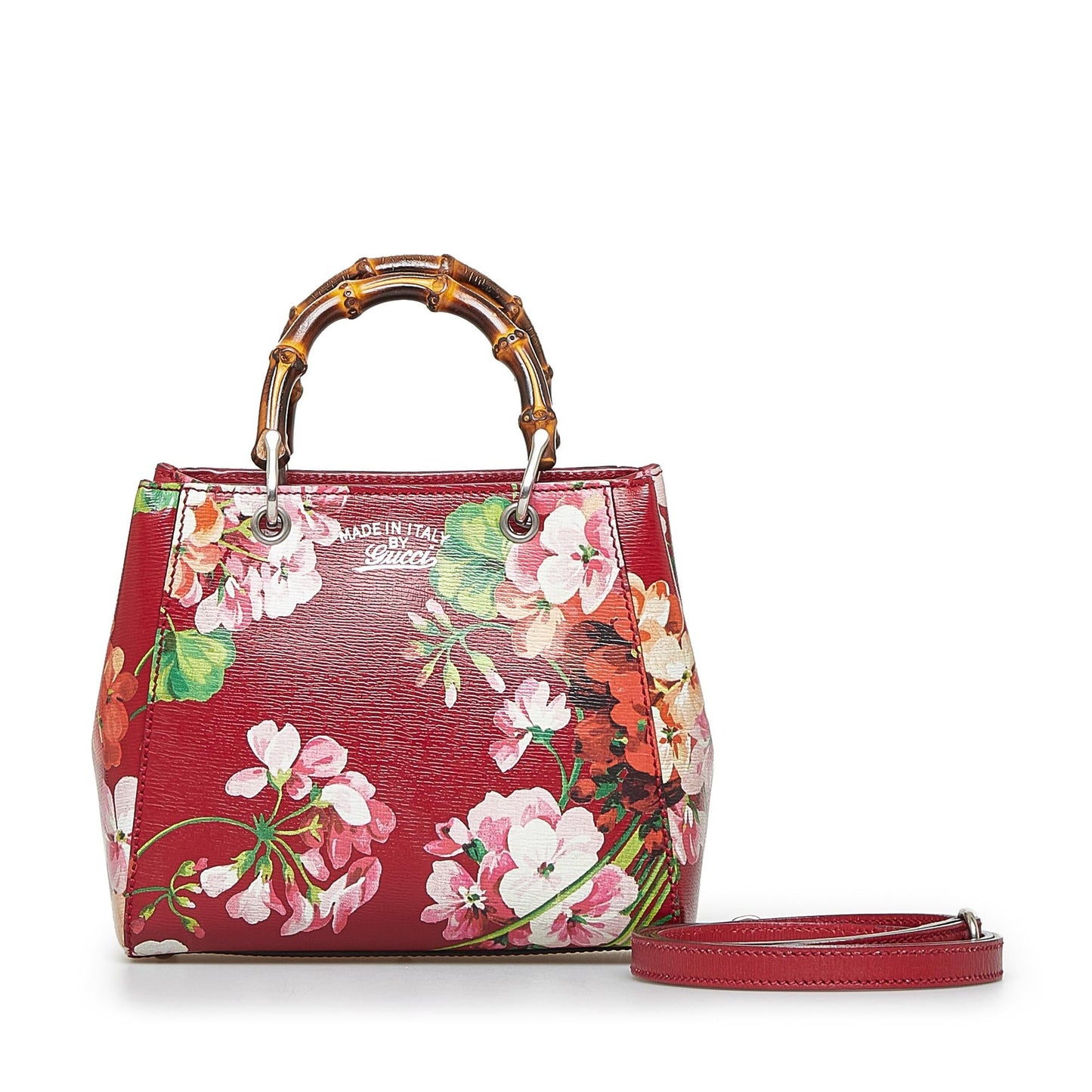 Gucci Mini  Blooms Bamboo Shopper (SHG-00UAfn)