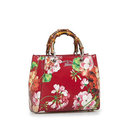Gucci Mini  Blooms Bamboo Shopper (SHG-00UAfn)