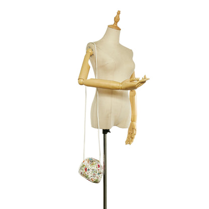 Gucci Mini Flora Trapuntata Canvas Crossbody Bag (SHG-26234)