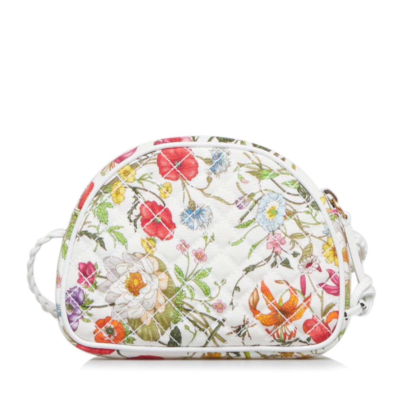 Gucci Mini Flora Trapuntata Crossbody Bag (SHG-EsClra)