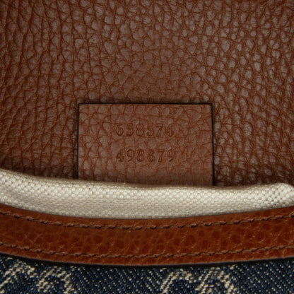 Gucci Mini GG Denim Horsebit 1955 Satchel (SHG-7wIpkG)