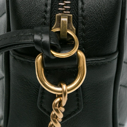 Gucci Mini GG Marmont Matelasse Crossbody Bag (SHG-FuNYR9)