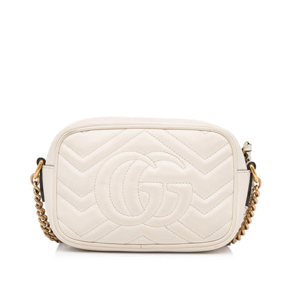 Gucci Mini GG Marmont Matelasse Crossbody (SHG-hPqMcj)